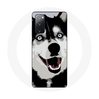 Capa Maniacase para Samsung Galaxy S20 Fe Husky Siberiano Olhos Azuis - 1