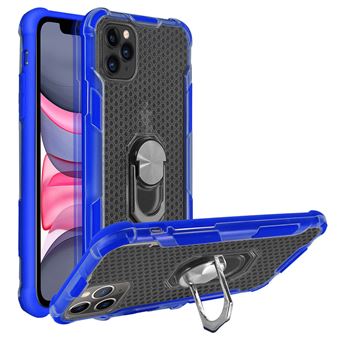 Capa Avizar para iPhone 11 Pro Max com Bumper e Anel Suporte Magnético – Azul - 1