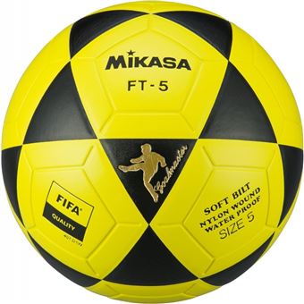 Bola de Futsal Mikasa Ft-5 oficial  | Qualidade FIFA | Amarelo/Preto - 1