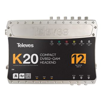 Módulo Cabeça de Rede Televes K20 | Prateado - 1