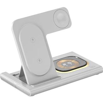 Carregador sem fio Antiimpacto | 15w | 3x1 Samsung Galaxy / Watch / Buds | branco - 1