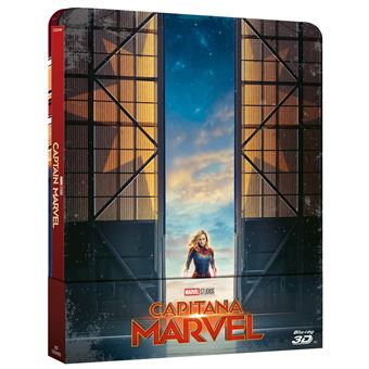 Captain Marvel 3D Steelbook / Capitana Marvel (Blu-ray)