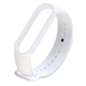 Bracelete skyhe para Mi Band 3 Lisa | Silicone - Branco - 1