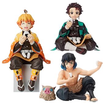 Figuras DreamWorks | Demon Slayer | 3 Peças | Tanjirou Zenitsu Inosuke 10 cm - 1