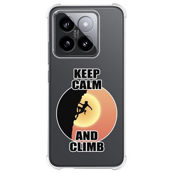 Capa de silicone TUMUNDOSMARTPHONE para Xiaomi 14 5G anti-choque | desenhos Mulher Escalada - 1