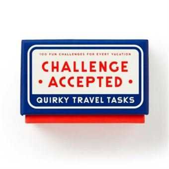 Challenge Accepted Travel Tasks Card Deck by Galison - 1