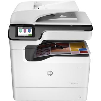 Impressora Multifunções Jato de Tinta HP PageWide Color Multifunções 774dn | 35 ppm | Branco - 1