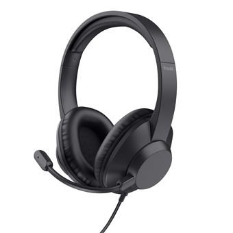 Auscultadores Trust Ayda Max | Preto - 1