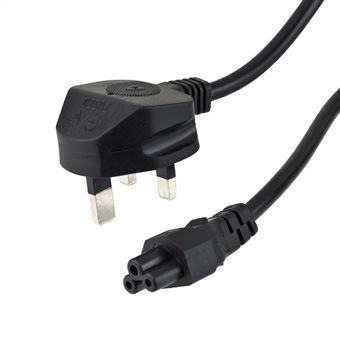 Cabo de Alimentação Multi4you Tipo C5 / 3 Pinos com Ficha Inglesa UK (1,2m) - 1