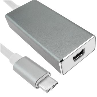 Cabo BeMatik USB 3.1 C Macho para Mini Displayport Fémea Conversor de Vídeo 4K Ultra HD 60Hz C2.0CH 10cm - 1