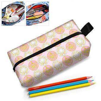 Estojo Sunny Holiday Sailor Moon crachá 19x9x6cm Rosa - 1