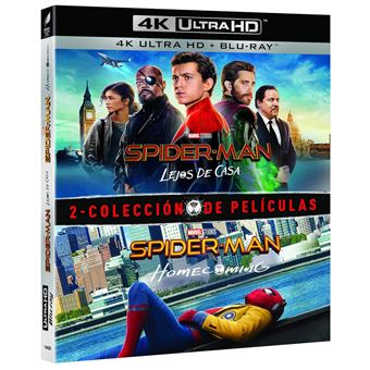 Spider-Man: Far from Home + Spider-Man: Homecoming (4K Ultra HD) / Spider-Man: Homecoming + Lejos De Casa (4Blu-ray) - 1