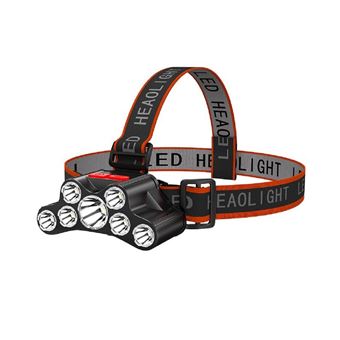 Lanterna Frontal Recarregável Goeik com 7 LEDS e 4 Modos de Iluminação - 1