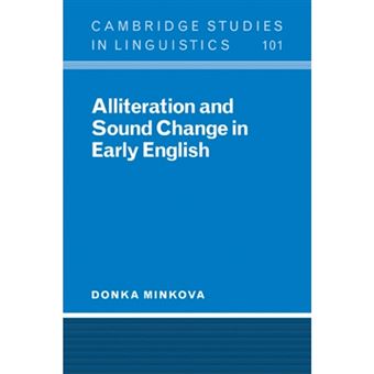 Alliteration and Sound Change in Early English - Paperback - 2006 - 1