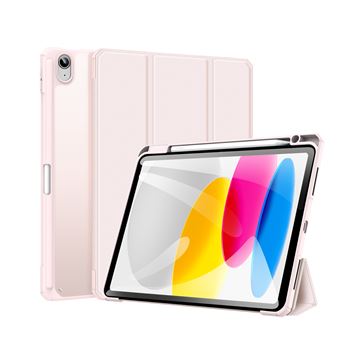 Capa DUX DUCIS para iPad Pro 11 2025 Preta Antichoque com Porta- Rosa - 1