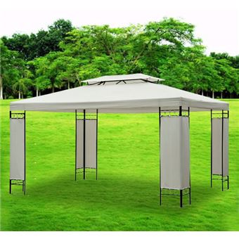 Substituição de Teto para Cobertura Outsunny Poliéster 3x4m - Bege