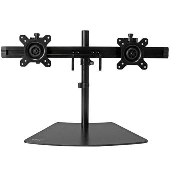 Montagem e Suporte para Monitores StarTech.com Suporte de monitor duplo - Horizontal - Preto | Preto - 1