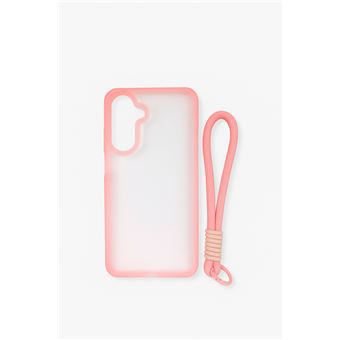 Capa Apokin para Samsung Galaxy A17 5G Bumper com Pega Rosa Suave - 1