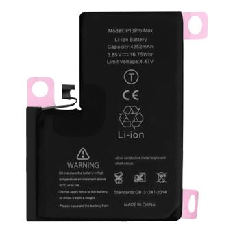 Bateria Interna Clappio para iPhone 13 Pro Max 4352mAh | 100% Compatível A2653 - 1