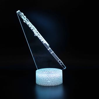 Lâmpada 3D HSMY | Infantil | Multicolorido com Controlo Remoto | Instrumento Musical | 800 - 1