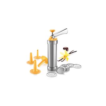 Dispara Biscoitos/Decorador de Bolos Tescoma DELICIA | Metal | Inox - 1