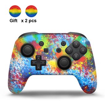 Pack HSMY | 3 Capas Silicone Protetora + Grips para Comando Switch Pro - Multicolorido 5 - 1