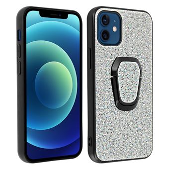 Capa Avizar para iPhone 12 Mini em Anel metálico personalizado - prateado - 1