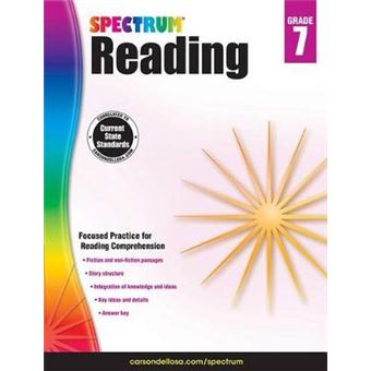 Spectrum Reading G7 Workbook, Grade 7 - 1