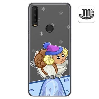 Capa Tumundosmartphone de Gel Transparente para Alcatel 3X 2020 Cartoon Goat Design - 1