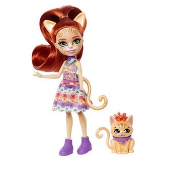 Boneca Mattel Enchantimals City Tails Tarla e Cuddler - 1
