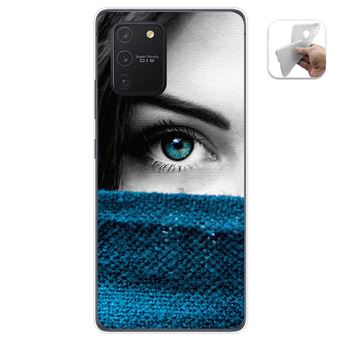 Capa Tumundosmartphone de Gel TPU para Samsung Galaxy S10 Lite com design de olho de desenho animado - 1