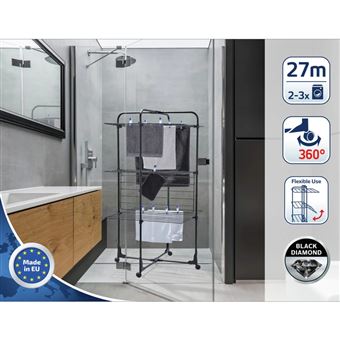 Estendal para a roupa em torre Leifheit Classic Tower 270 | preto - 1