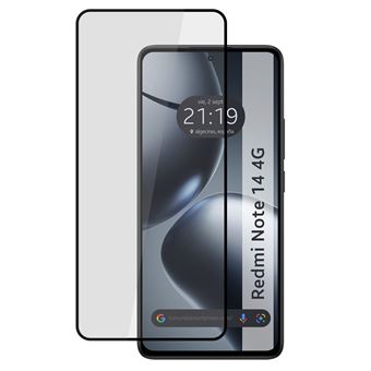 Película protetora de Ecrã TUMUNDOSMARTPHONE para Xiaomi Redmi Note 14 4G | Vidro temperado Borda Preta - 1
