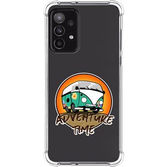 Capa Tumundosmartphone de silicone anti-choque para Samsung Galaxy A52 / A52 5G / A52s 5G design Desenhos de Hora de Aventura - 1