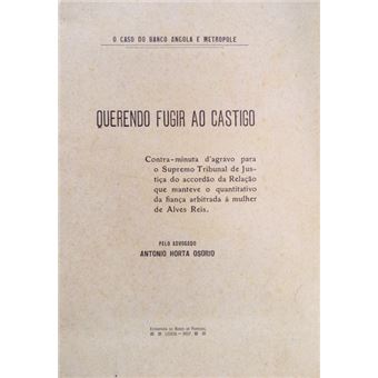 Querendo fugir ao castigo. - 1