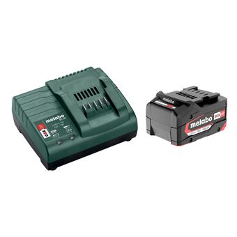 Conjunto de Bateria e Carregador Metabo BASIC SET 1 X 4.0 AH | Verde - 1