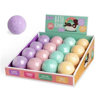 Bomba de Banho IDC Institute 77066 | Azul, Verde, Rosa, Roxo - 1