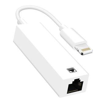 Adaptador Avizar Ethernet Rj45 Para Lightning Para Iphone E Ipad 100 Mbps Data Rate - 1