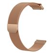 Pulseira de aço inoxidável WISETONY para Samsung Galaxy Watch 42mm Dourado rosa