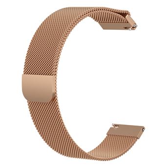 Pulseira de aço inoxidável WISETONY para Samsung Galaxy Watch 42mm Dourado rosa