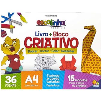 Livro + Bloco criativo (origami) - 1