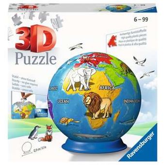 Puzzle 3D Ravensburger Globo Globe | 72 Peças - 1