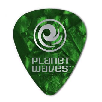 Planet Waves 1CGP2-10 palheta Celuloide Verde, Pérola 10 peça(s) - 1