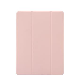 Capa Magunivers Pu Sensação de Pele à Prova de Choque com Porta Tripla e Porta Caneta Rosa para Apple Ipad 10.2 (2019) - 1