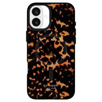 Capa Kate Spade para iPhone 16 Plus Policarbonato | Preto / Dourado - 1