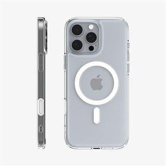 Capa para Telemóvel Spigen Ultra Hybrid T (MagFit) | Transparente, Branco - 1