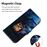 Capa PU padrão impresso com suporte coruja para Samsung Galaxy A50_3