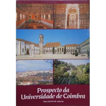 Prospecto da universidade de coimbra 1988/1989. - 1