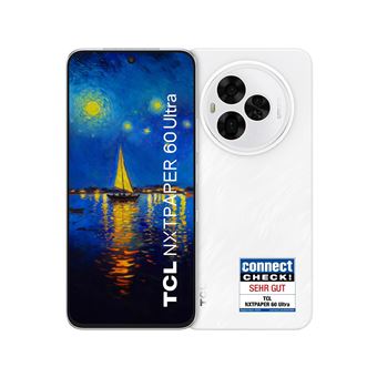 Smartphone TCL NXTPAPER 60 Ultra | 12 + 512GB | Ecrã de 7.2" FHD+ | Câmara 50+50+8 MP | 5200mAh | Branco - 1