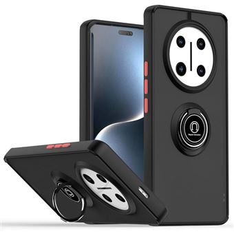 Capa TUMUNDOSMARTPHONE fosca com borda preta e anel giratório 360 para Honor Magic 7 Lite 5G - 1